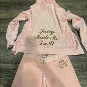 Vintage rare juicy couture Terry cloth tracksuit